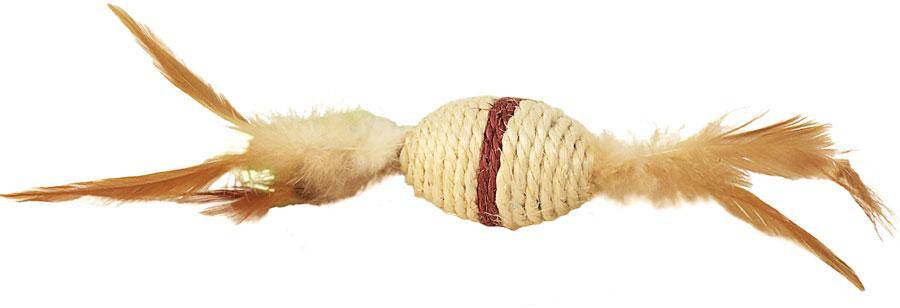 Sisal Cat Toy / Ball & Feathers - Happet