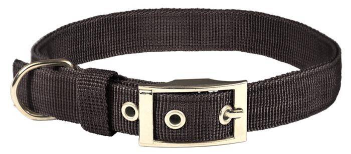 Dog-Collar / Double / Black - Happet SE24 -  2,5cm