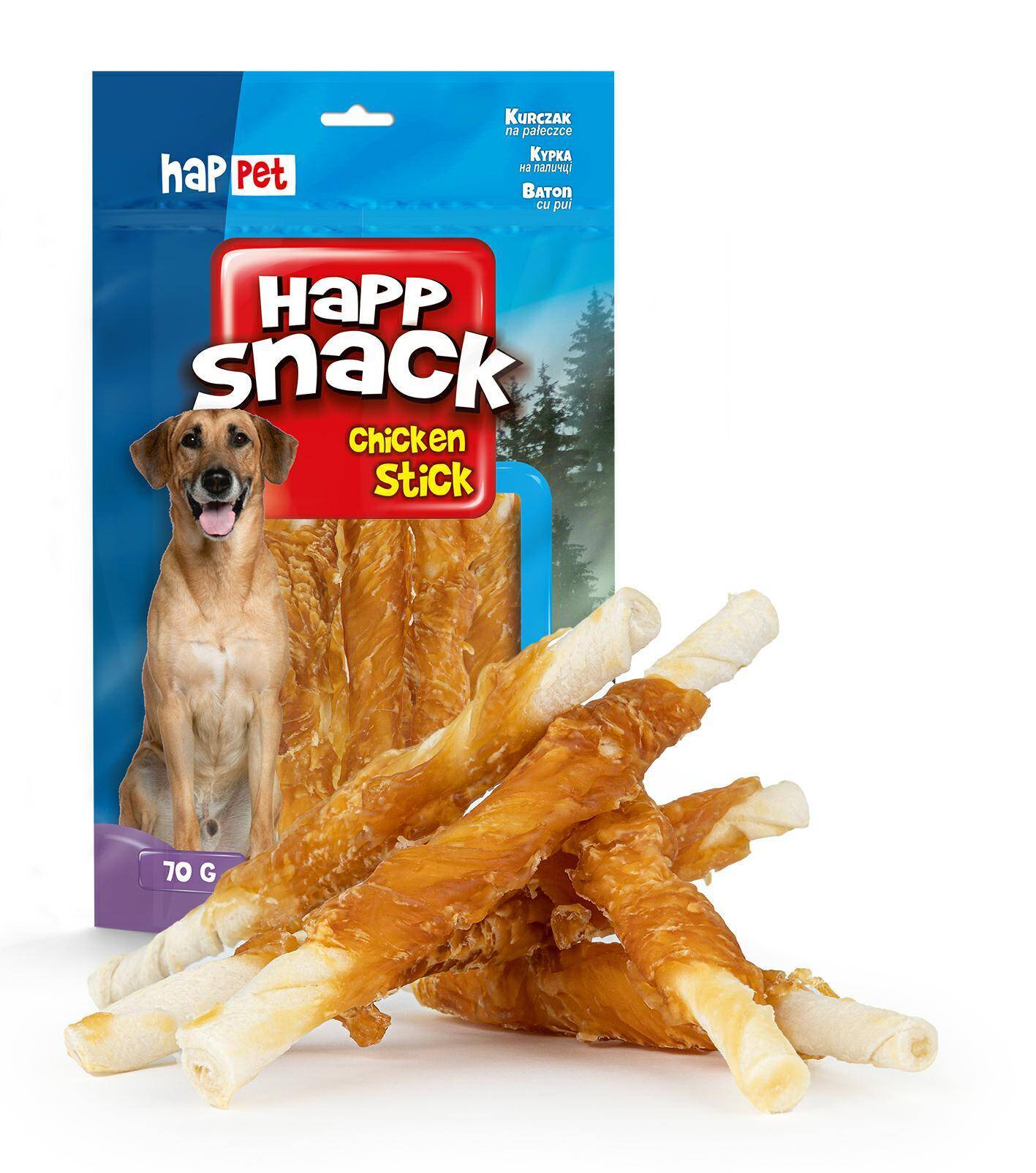 Chicken rawhide stick - Happet GP28 - 70g