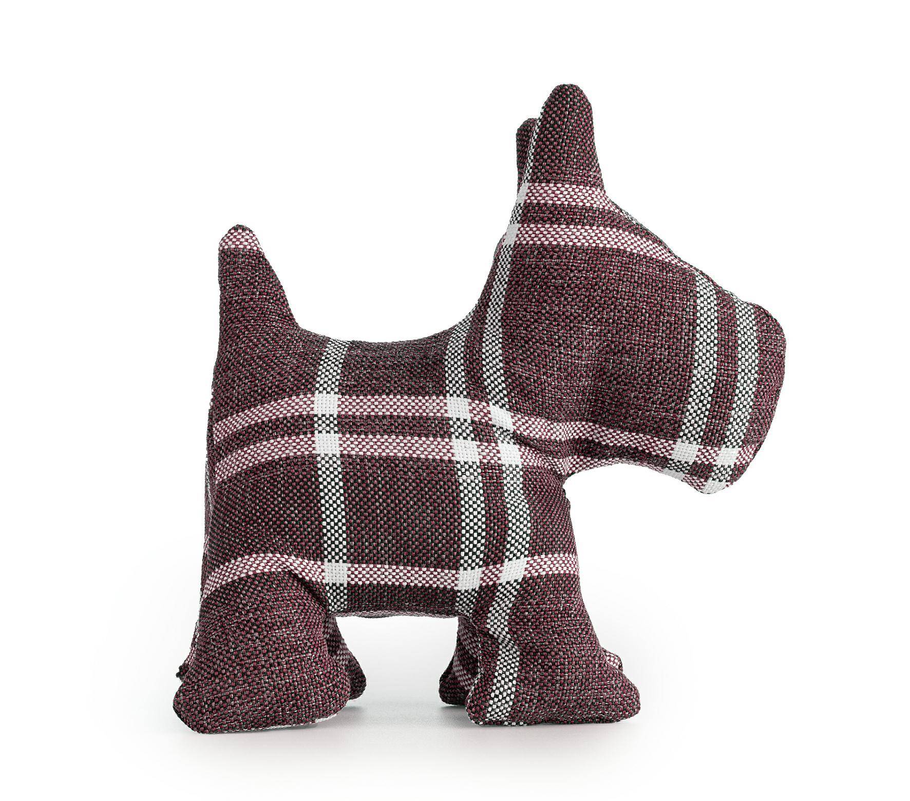Z887 Textile toy terrier red stripe 20cm (Photo 3)