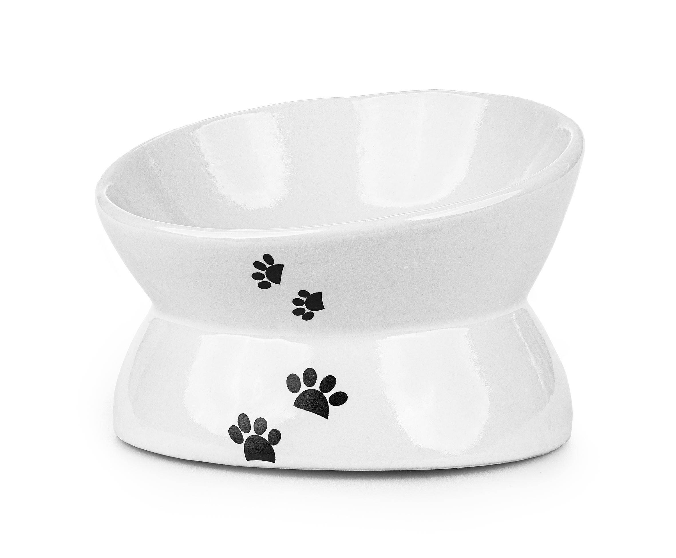 Ceramic raised bowl 13.5cm white (Photo 3)