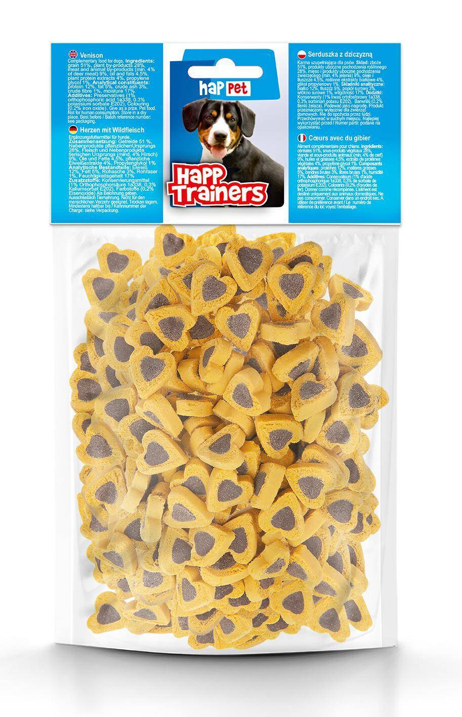 TRAINERS Venison hearts - dog treats 200g (Photo 4)