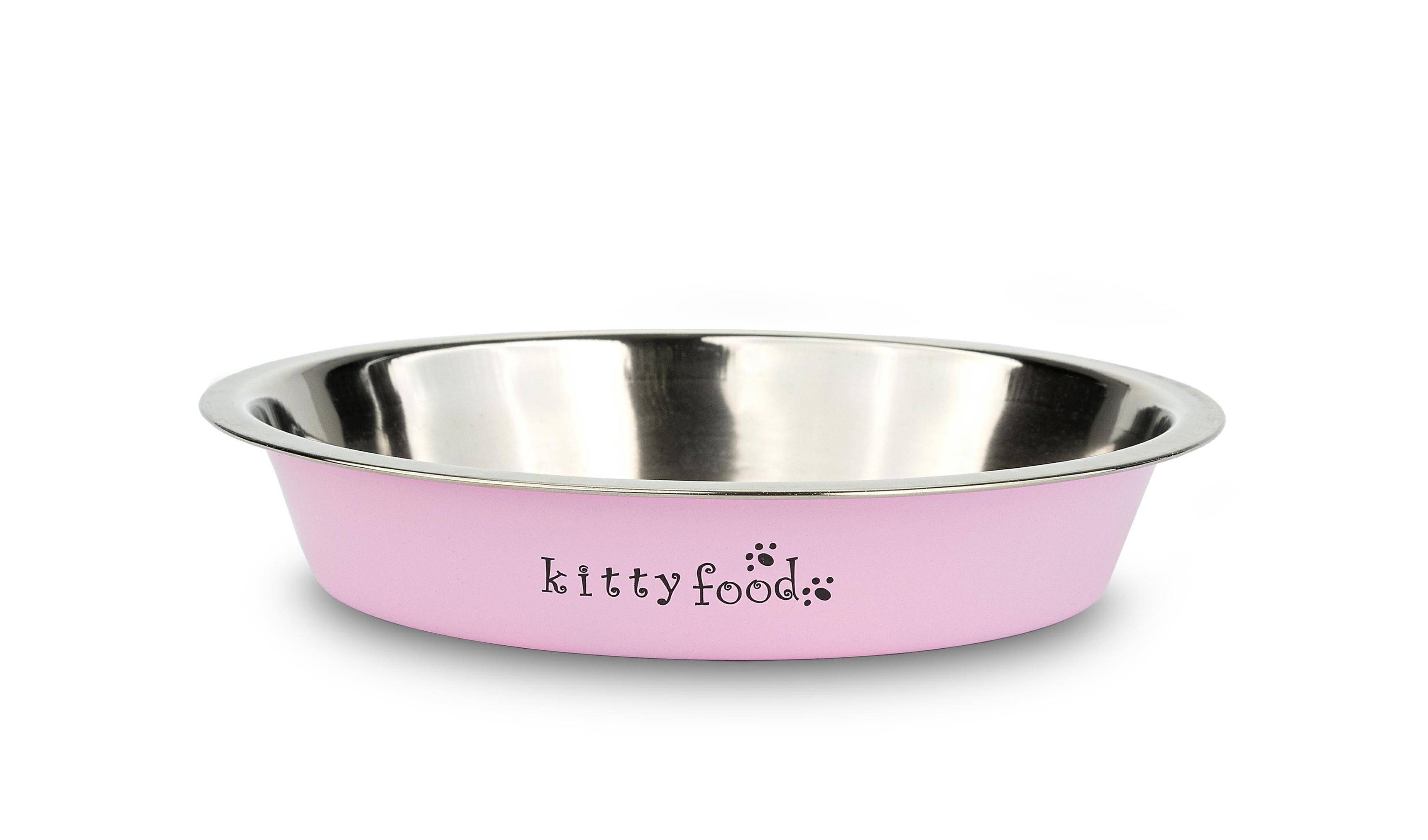 Cat Bowl 0,3L - Stainless Steel / Pink - Happet