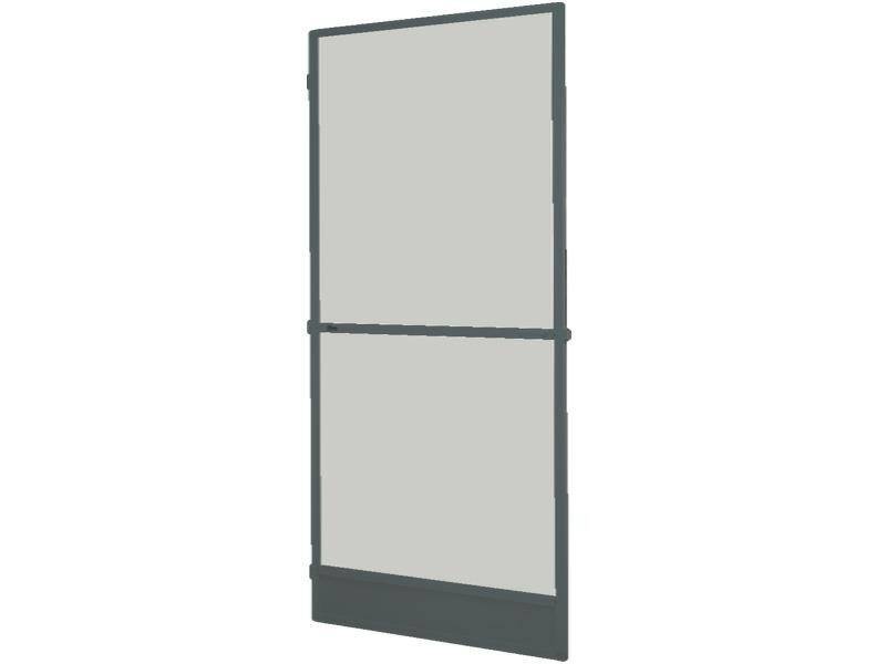 Moskitiera na drzwi drzwiowa aluminiowa Classic 115x240cm antracyt z samozamykaczem (Zdjęcie 1)