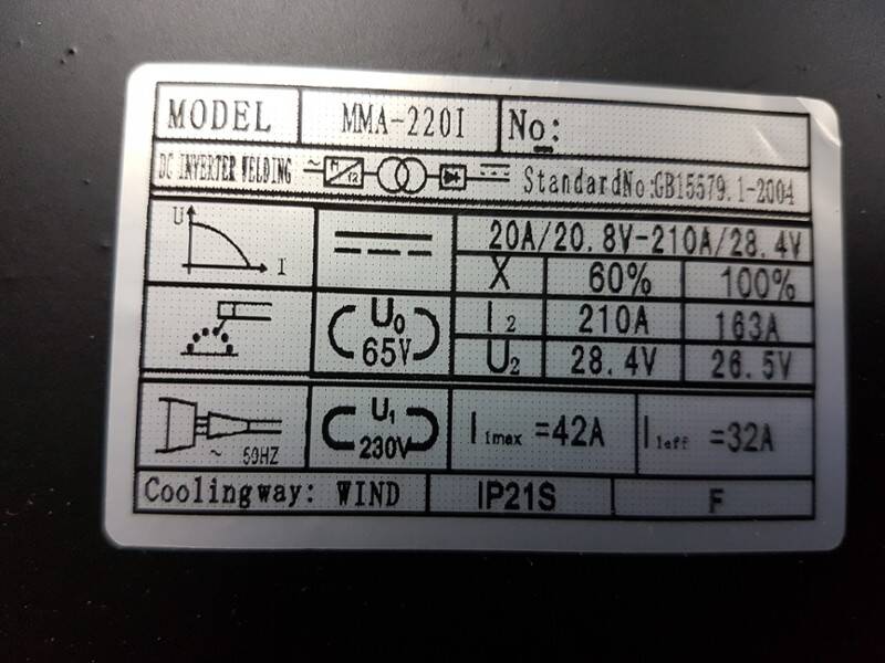 TRAFILUX MMA-220I IGBT 210A/70V PJ60% (Zdjęcie 2)