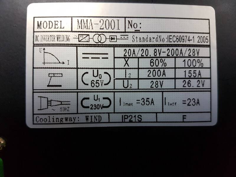 TRAFILUX MMA-200 LCD 200A/80V/VRD12,5V (Zdjęcie 2)