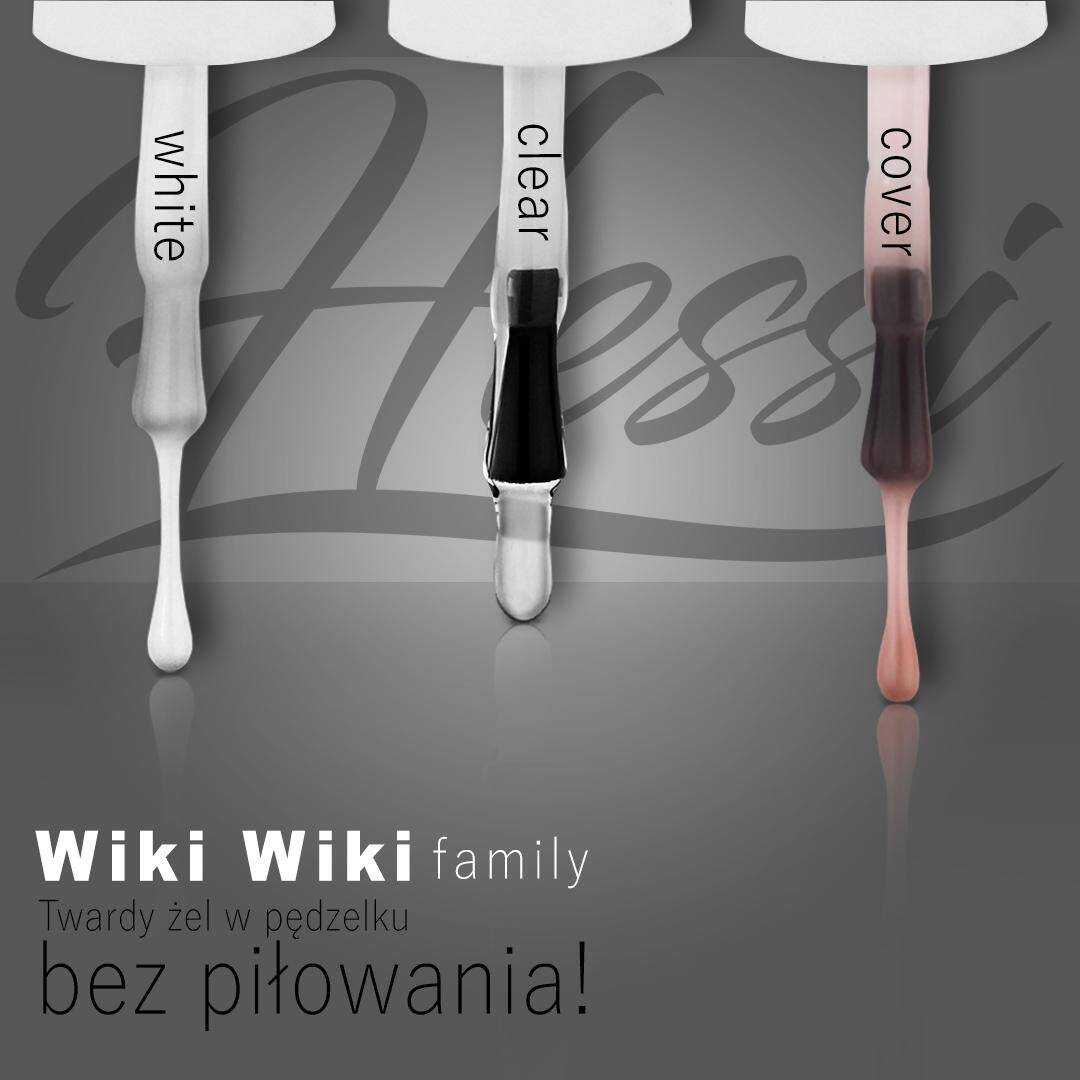 ŻEL W PĘDZELKU WikiWiki WHITE 15ML (Zdjęcie 3)