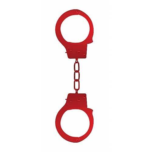OUCH! BEGINNERS HANDCUFFS RED