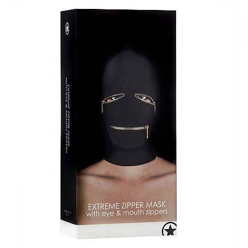 OUCH! EXTREME ZIPPER MASK EYE& MOUTH BLA