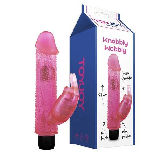 KNOBBLY WOBBLY - COTTON TAIL PINK