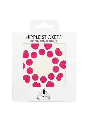 Ouch! Nipple Stickers Pink