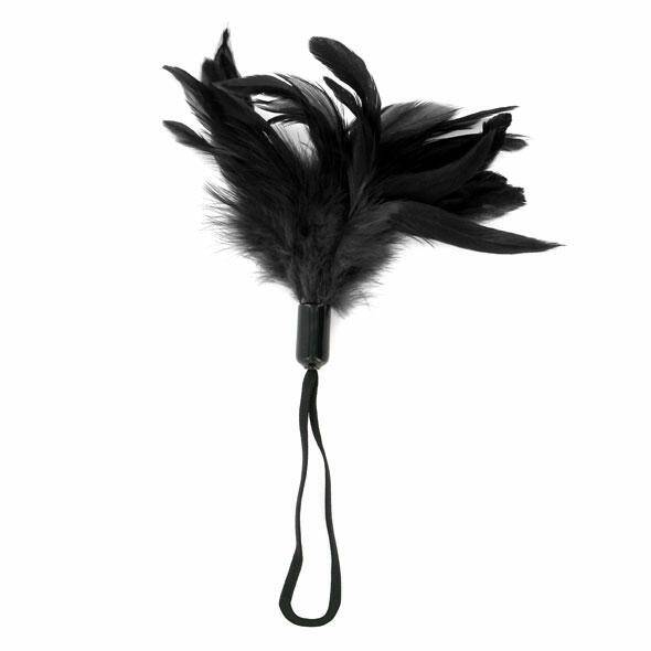 Sportsheets- Pleasure Feather Black 20cm