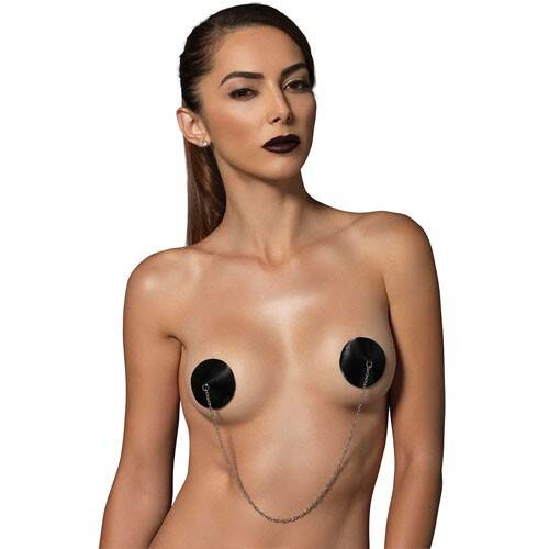 KINK PADDED SATIN CONNECTING CHAIN NIPPL