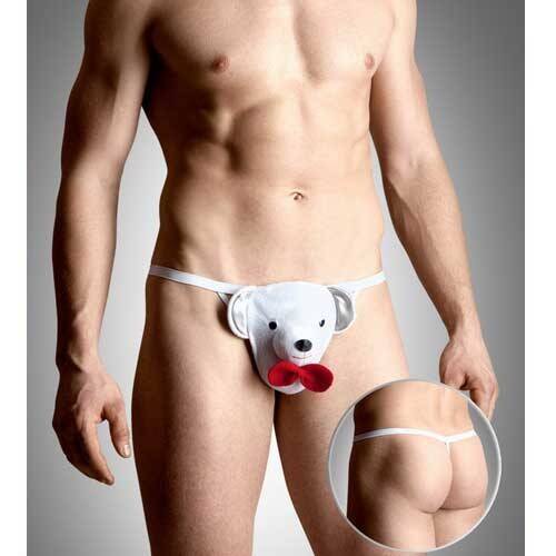 Mens Thongs 4492 White S/L