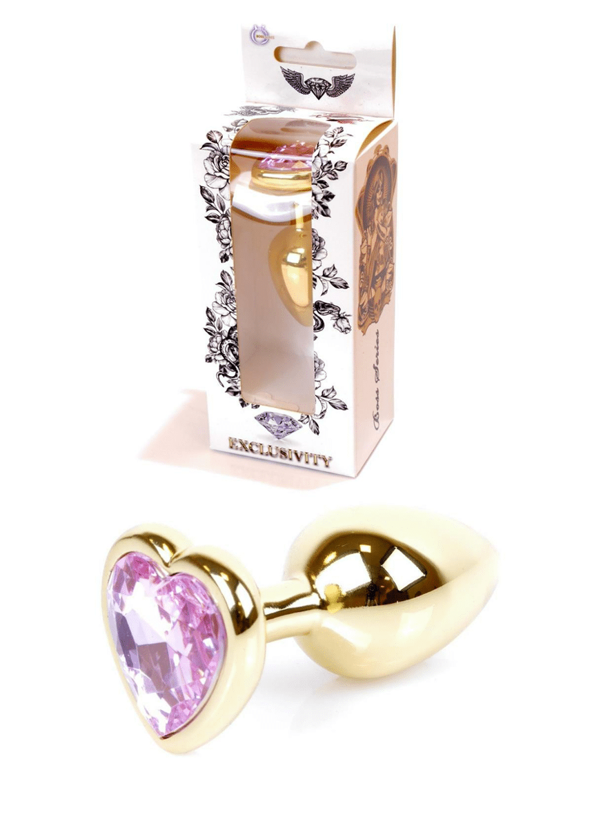 Plug-Jawellery Gold with Pink Diamond