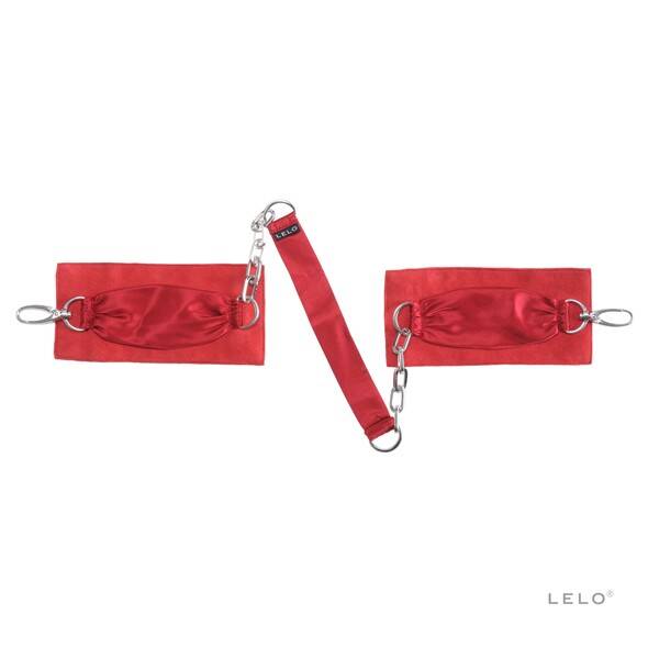 LELO - SUTRA CHAINLINK CUFFS RED (Zdjęcie 1)