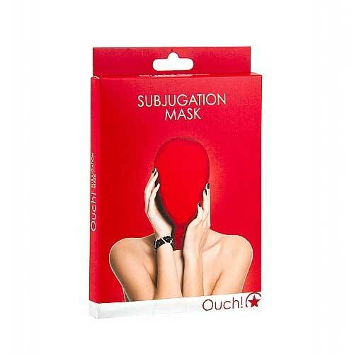 OUCH! SUBJUGATION MASK RED