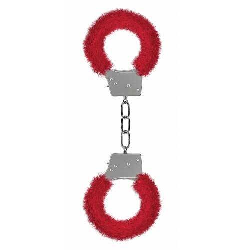 OUCH! FURRY BEGINNERS HANDCUFFS RED