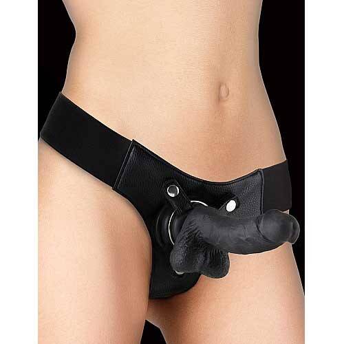 OUCH! REALISTIC 7 STRAP-ON BLACK
