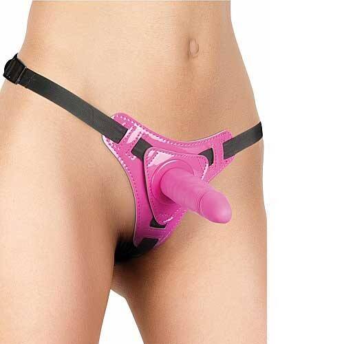 OUCH! STRAP-ON W ADJUSTABLE STRAPS PINK