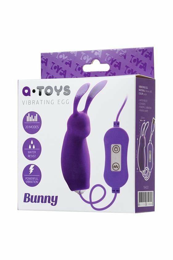 A-Toys Vibro Egg Bunny Violet