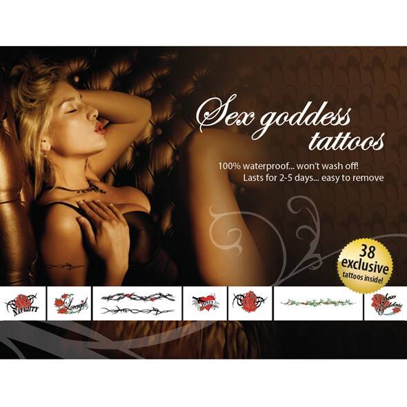 TATTOO SET - SEX GODDES 40 TATOOS