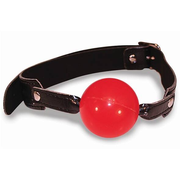 S&M - SOLID RED BALL GAG (Zdjęcie 1)