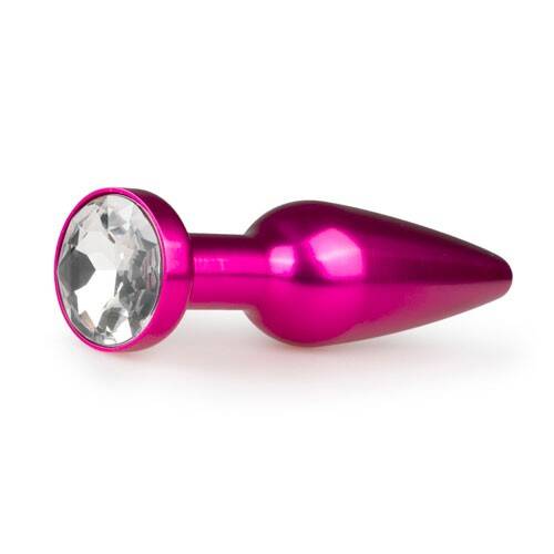 EASY TOYS METAL BUTT PLUG RED/SILVER