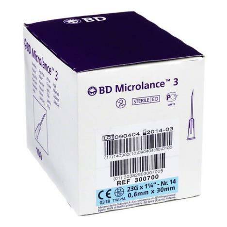 Igły BD Microlance 0,6mm x 30mm 100 szt.