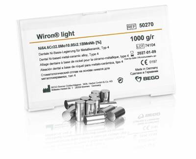 Metal Wiron light 1kg metal do koron