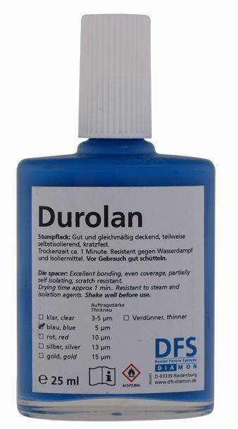 Stumpflack Durolan niebieski 25ml