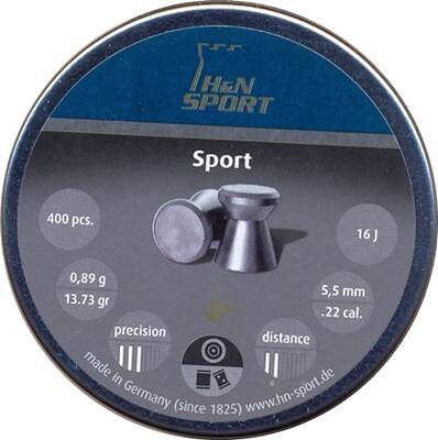 Śrut pneum. 5,5mm H&N Sport Glatt