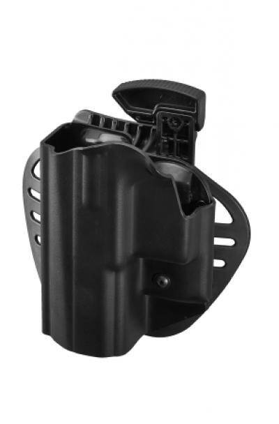 Polymer holster CZ P-07 (left hand) paddle, belt loop