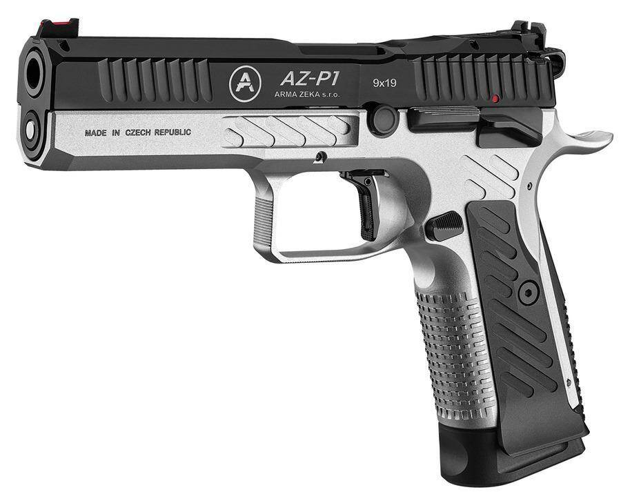 Pistolet AZ-P1 Super Optics 2 SA kal. 9x19, Silver
