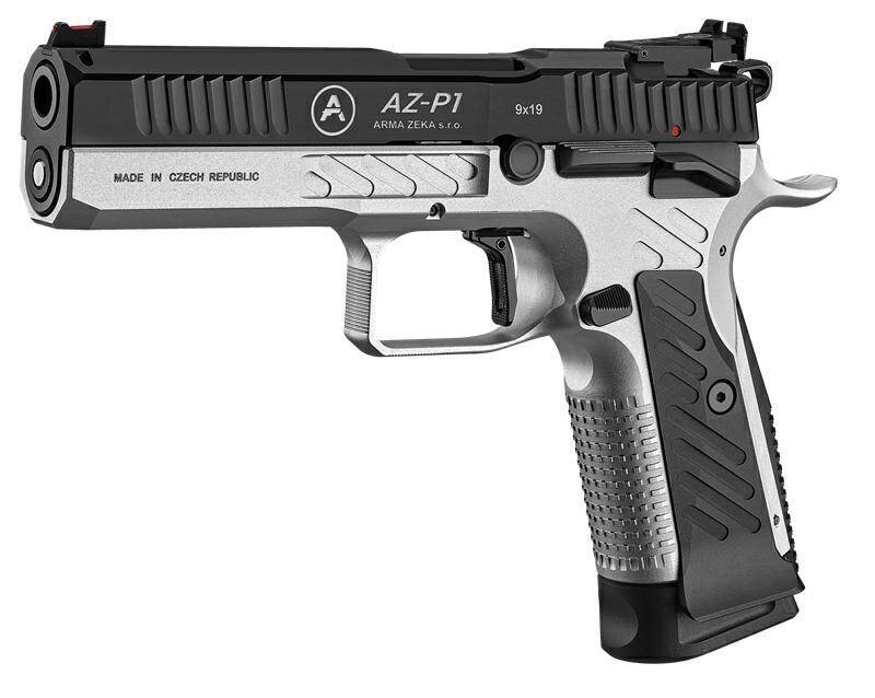 Pistolet AZ-P1 Super  2 SA kal. 9x19, Silver