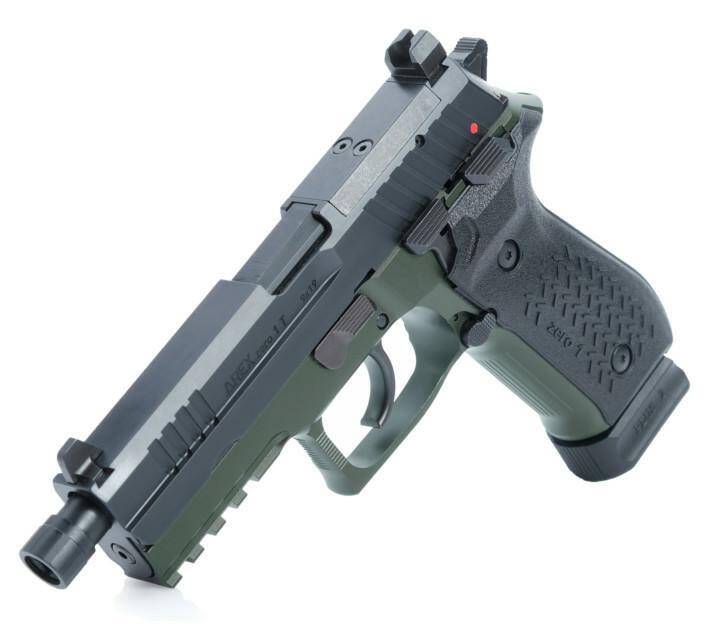 Pistolet AREX ZERO 1 T (tactical), OLIVE