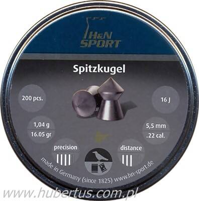 Śrut pneum. 5,5mm H&N Spitzkugel