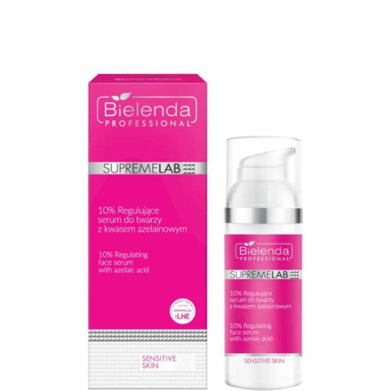 Bielenda Professional Supremelab Sensitive Skin 10% Regulujące serum do twarzy z kwasem azelainowym 50ml (Zdjęcie 1)