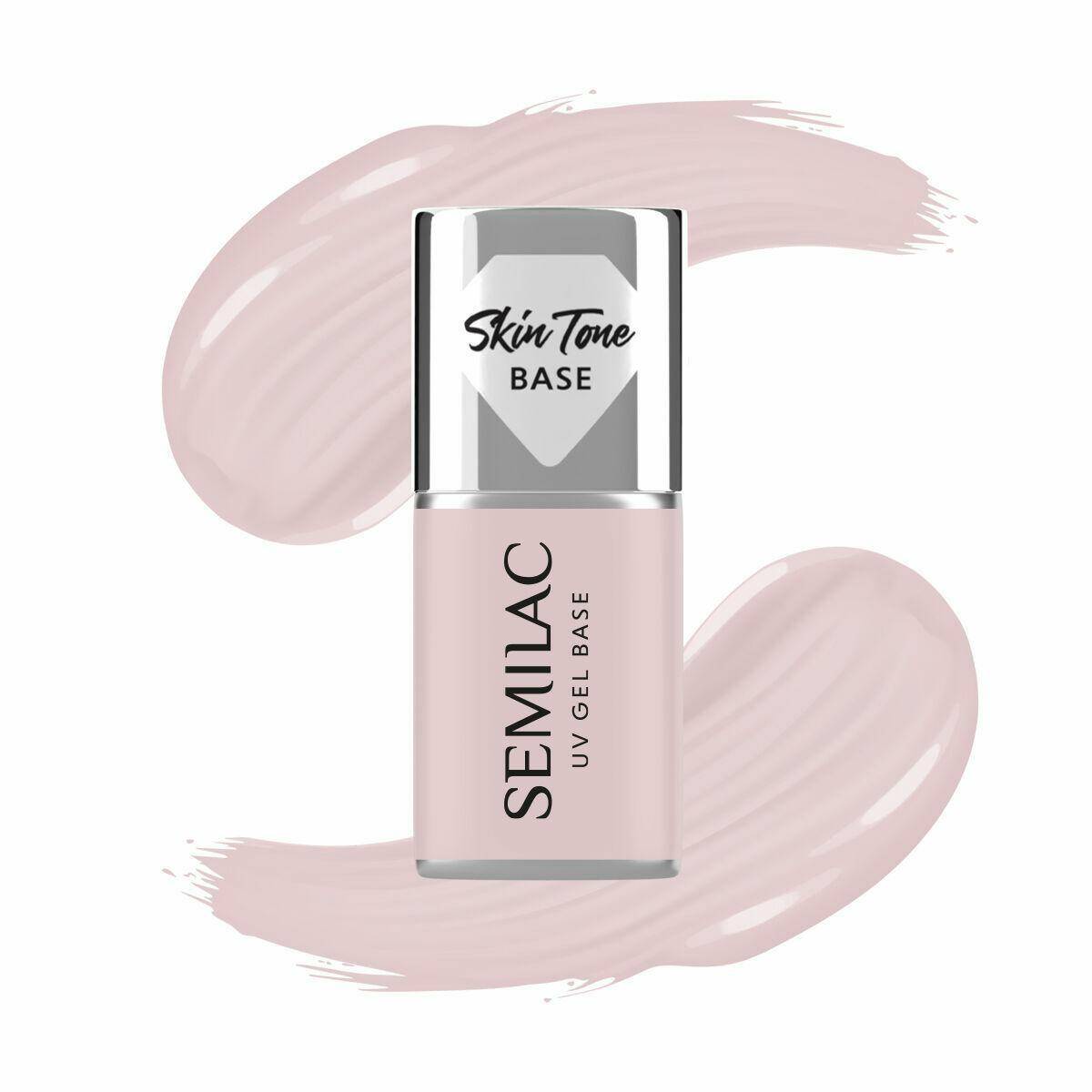 Semilac Baza do lakierów hybrydowych Skin Tone Cover Base Écru 7ml