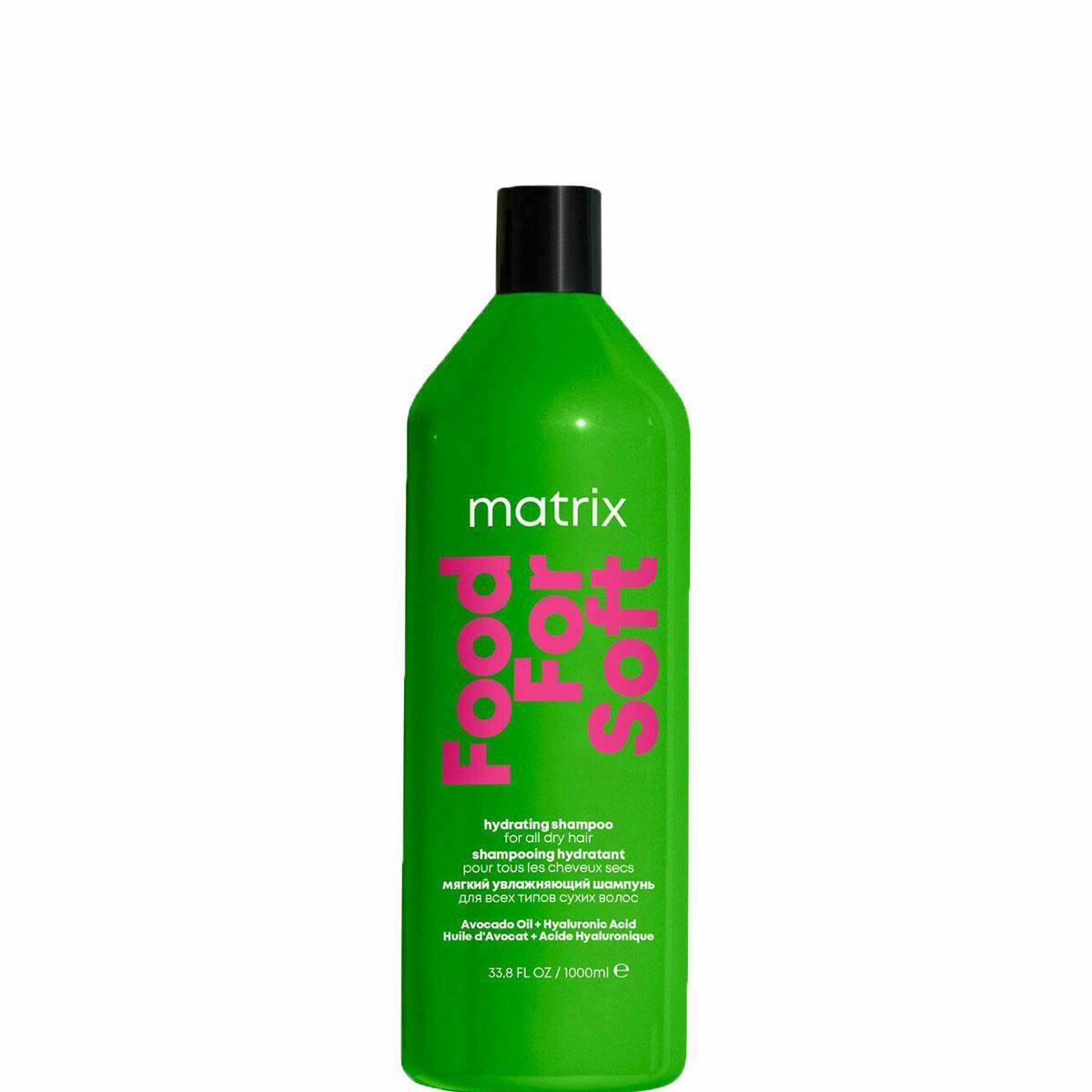 Matrix Food For Soft Szampon intensywnie nawilżający do wszystkich rodzajów suchych włosów 1000ml