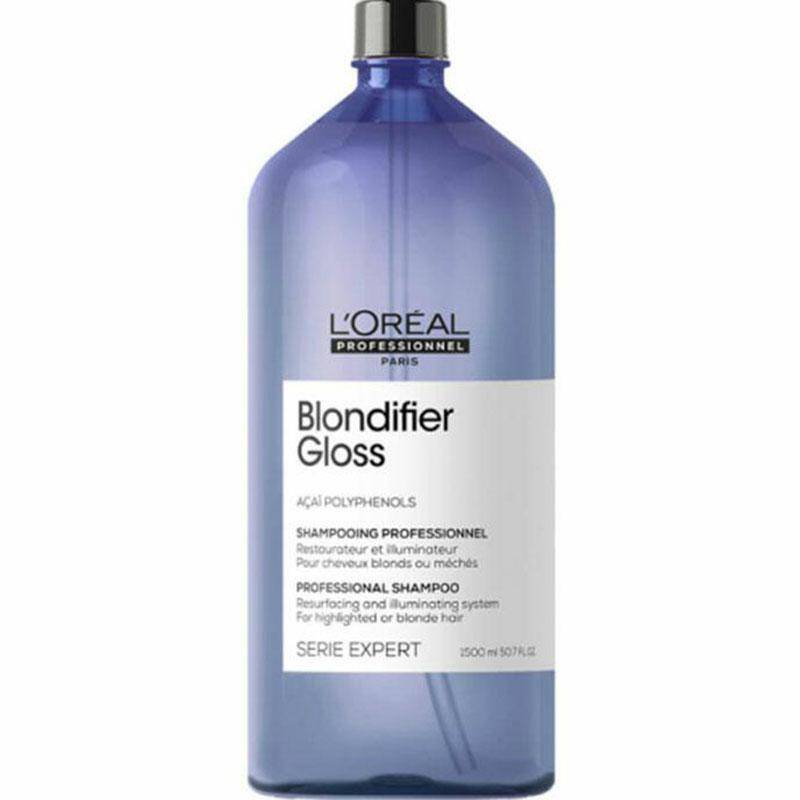 Loreal Blondifier Gloss Szampon rozświetlający odcienie blond 1500ml