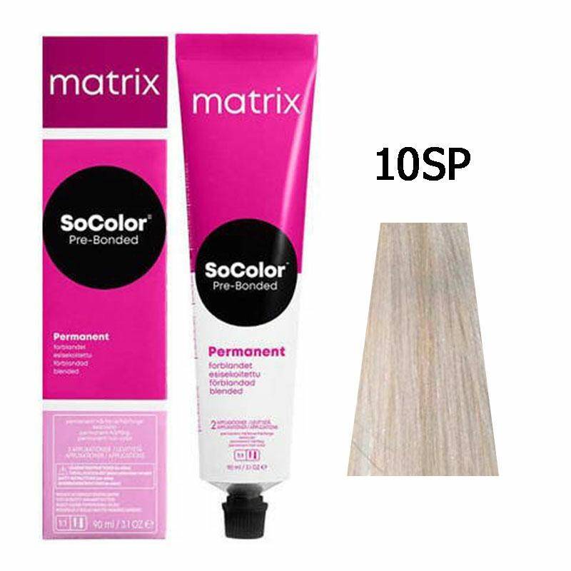 Matrix SoColor Pre-Bonded Farba do włosów - 10SP Super jasny blond srebrno - perłowy, trwała koloryzacja 90ml