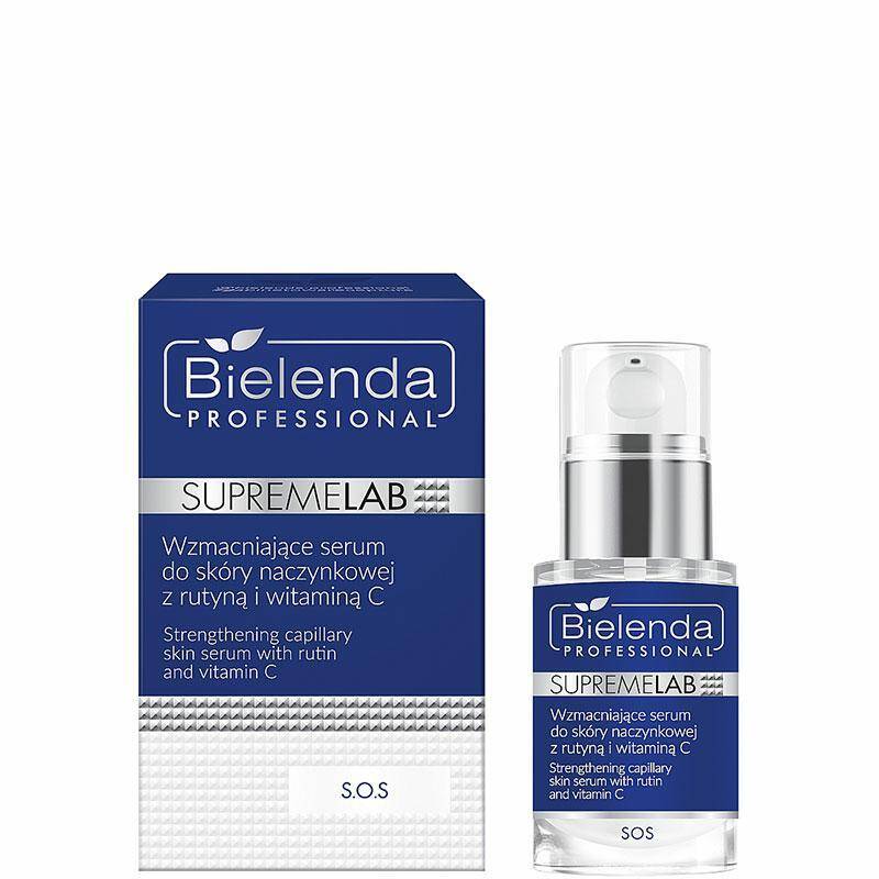 Bielenda Supremelab S.O.S Wzmacniające serum do skóry naczynkowej z rutyną i witaminą C 15ml