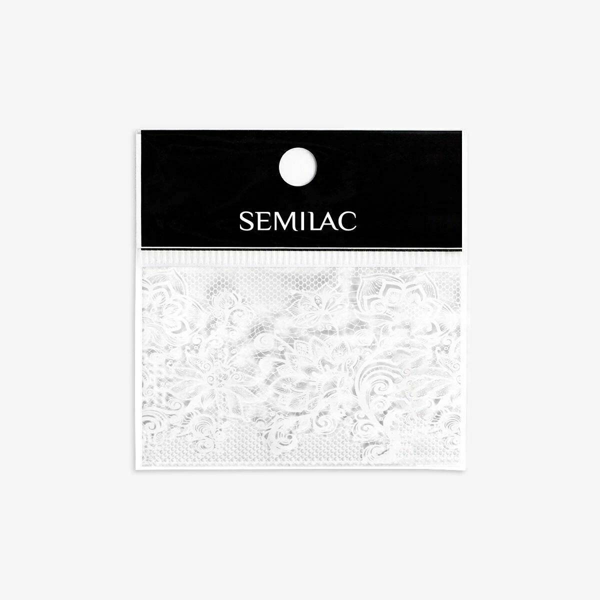 Semilac Folia transferowa 22 - White Lace