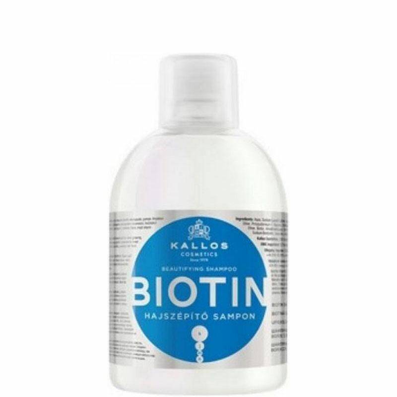 Kallos Biotin szampon zagęszczający i upiększający z Biotyną 1000ml (Zdjęcie 1)