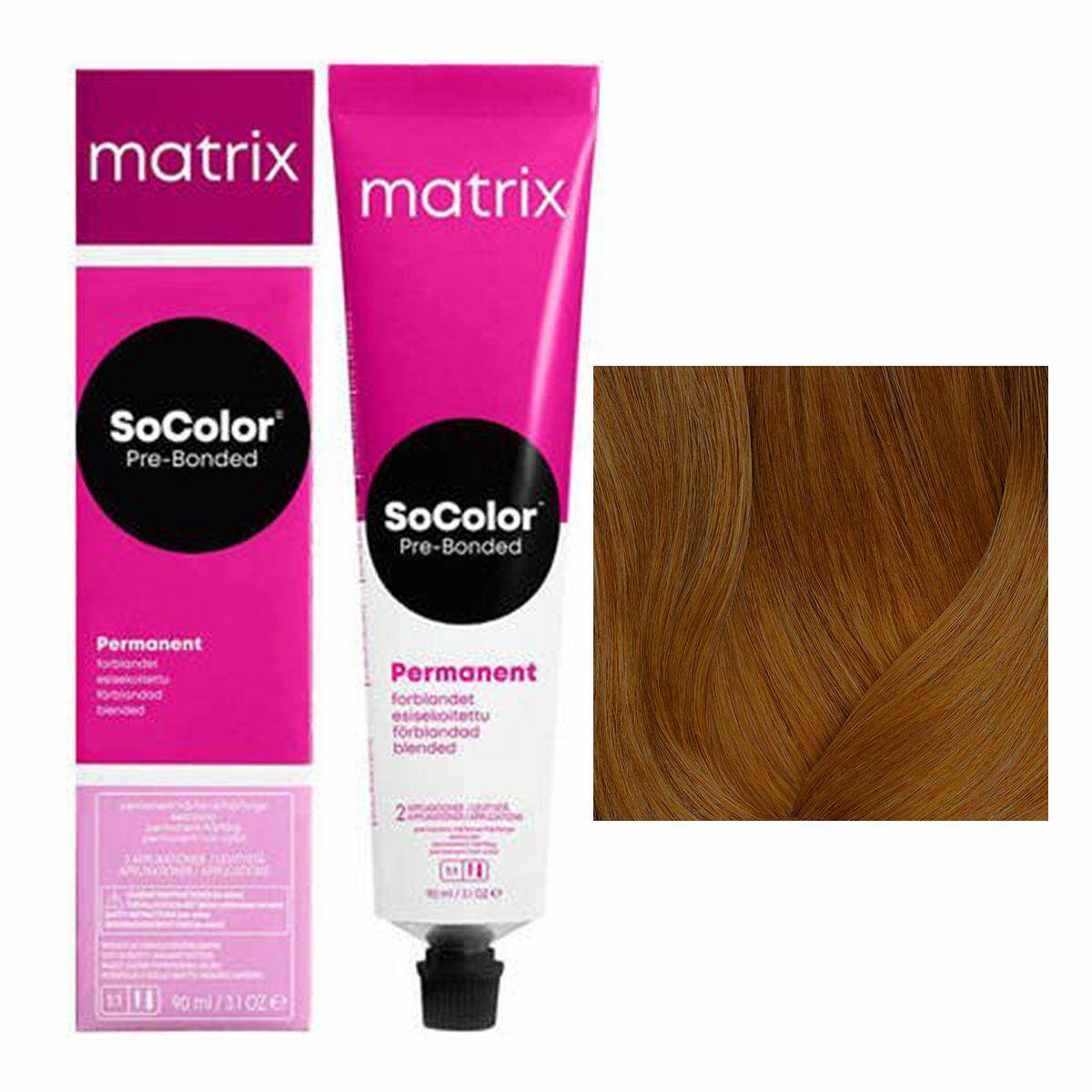 Matrix SoColor Pre-Bonded Farba do włosów - 8Nw Naturalny ciepły jasny blond, trwała koloryzacja 90ml