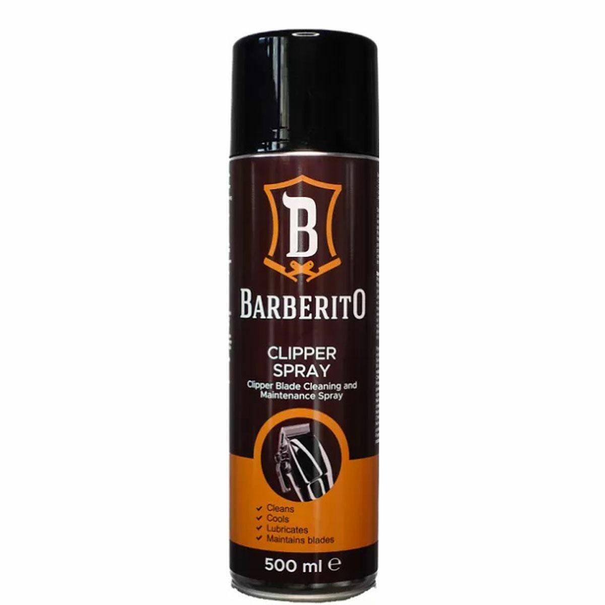 Barberito Clipper Spray do czyszczenia maszynek 500ml