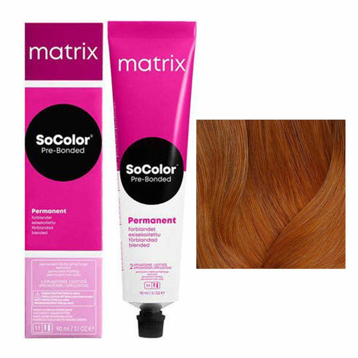 Matrix SoColor Pre-Bonded Farba do włosów - 7C Miedziany średni blond, trwała koloryzacja 90ml