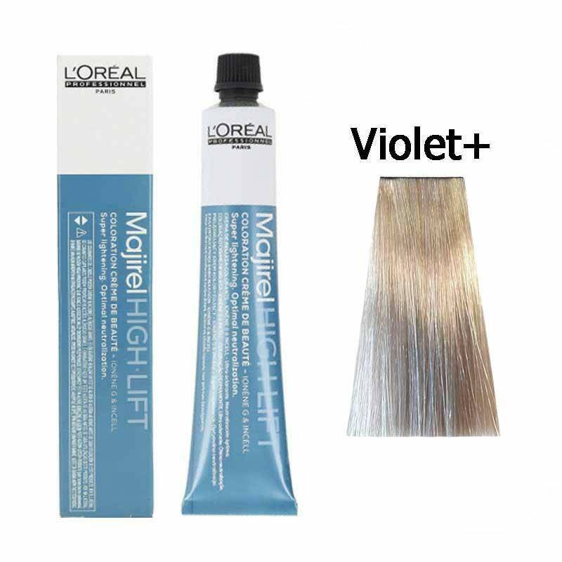 Loreal Majirel Hight Lift Farba do włsosów - Violet+ - Opalizujący głęboki, rozjaśniająco kryjąca 50ml