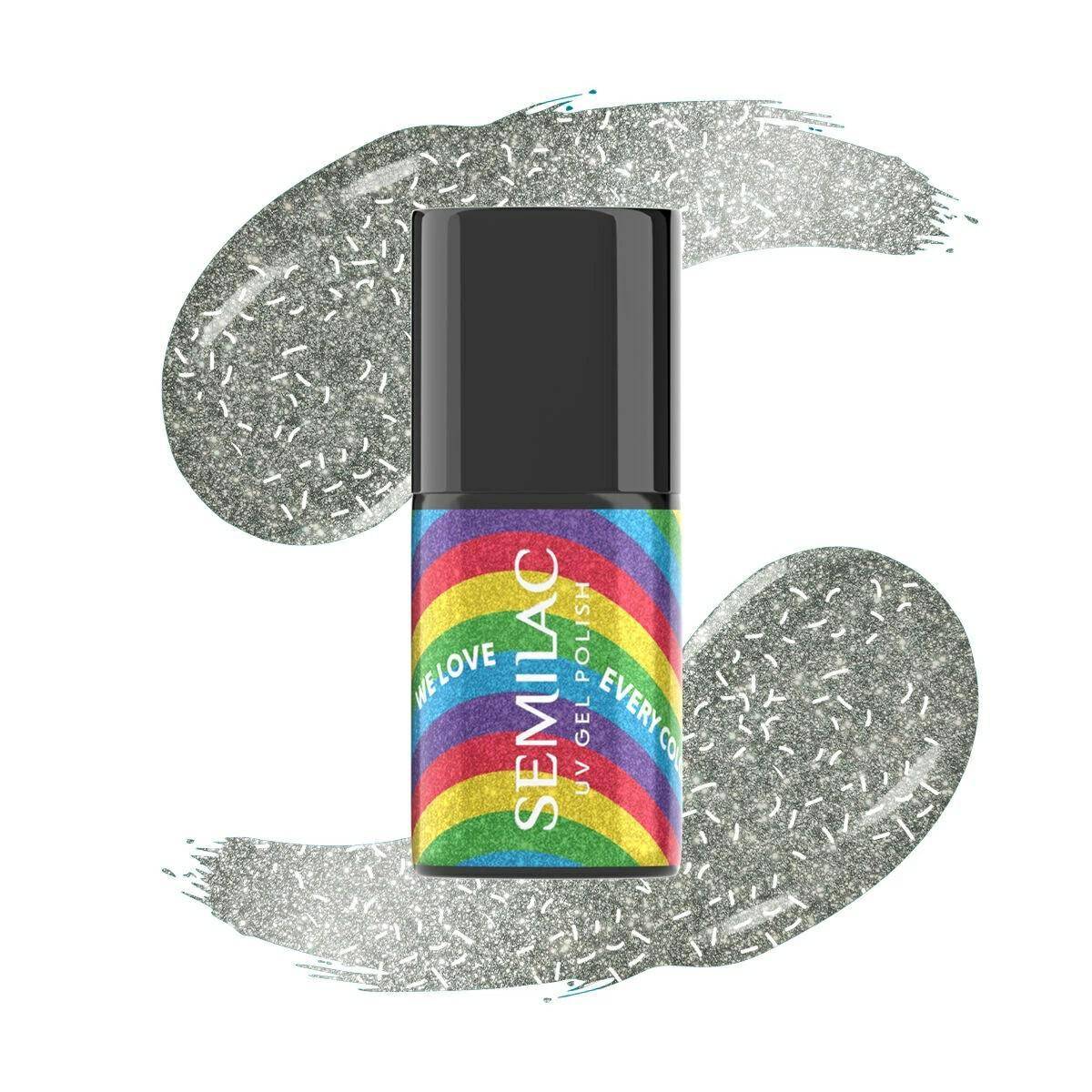 Semilac Lakier hybrydowy - 489 Proud Rainbow 7ml---